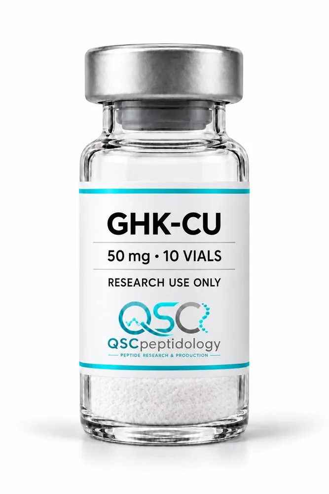 GHK-Cu 50mg (عبوة بها 10 قارورة) QSC Peptidology