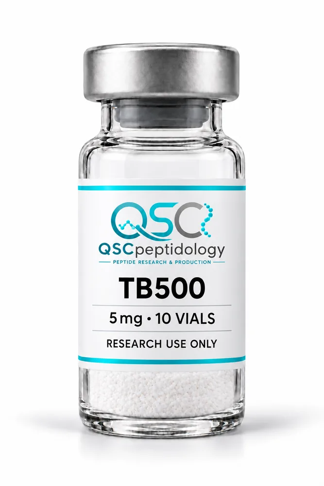 TB-500 5mg (عبوة بها 10 قارورة) QSC Peptidology